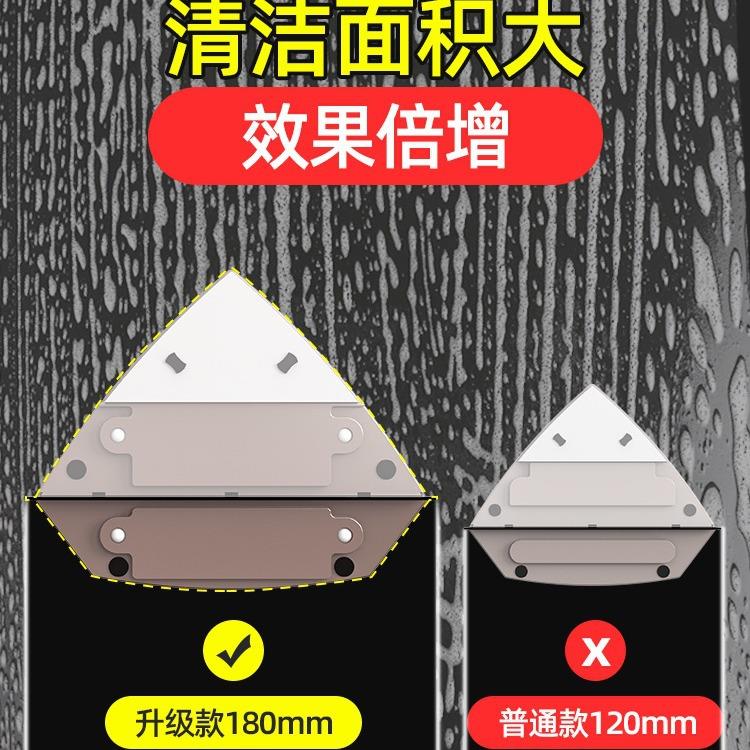 带杆擦璃家用窗18户器楼高高层强磁擦双玻层刷刮搽双面窗器伸缩两