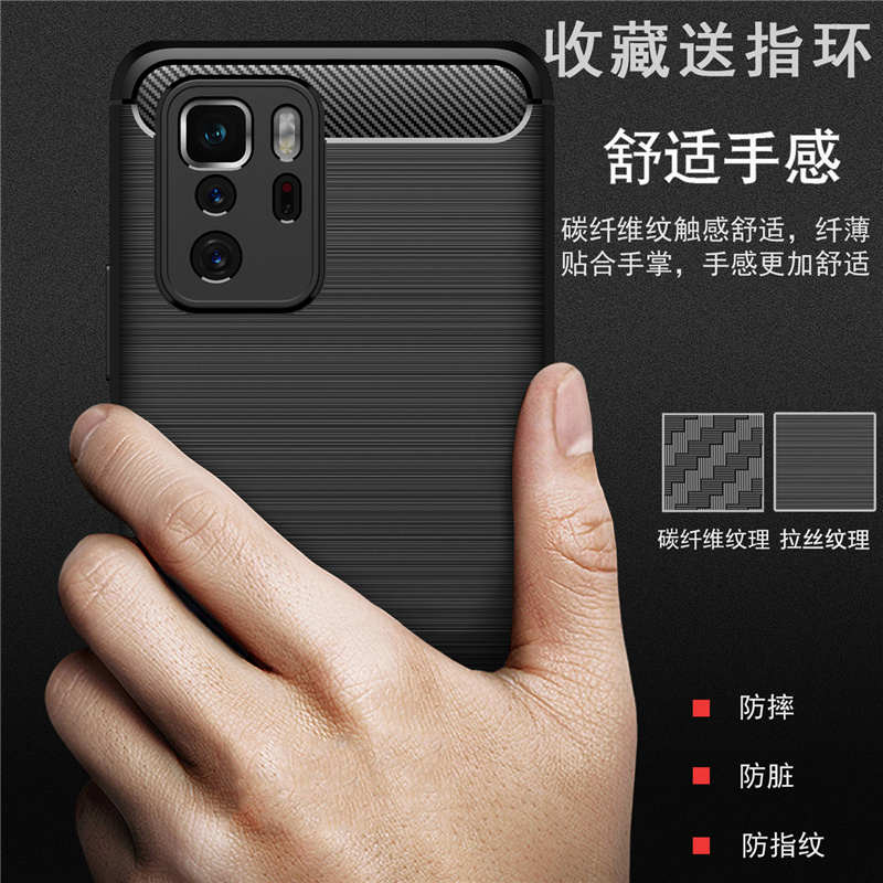 适用于适用 一加9R碳纤维OnePlus8pro手机壳一加8全包手机套KB200