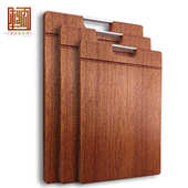 整木厨房案板家用双面切菜板防滑耐用砧板乌檀木菜板实木刀板批发