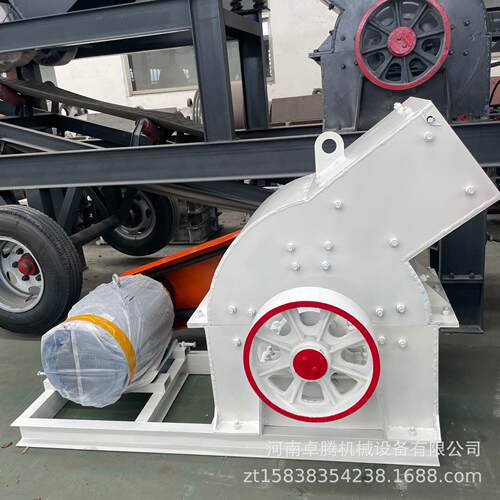 中小型鹅卵石制砂机器家用锤式制砂机建筑垃圾粉碎炉渣锤式破碎机