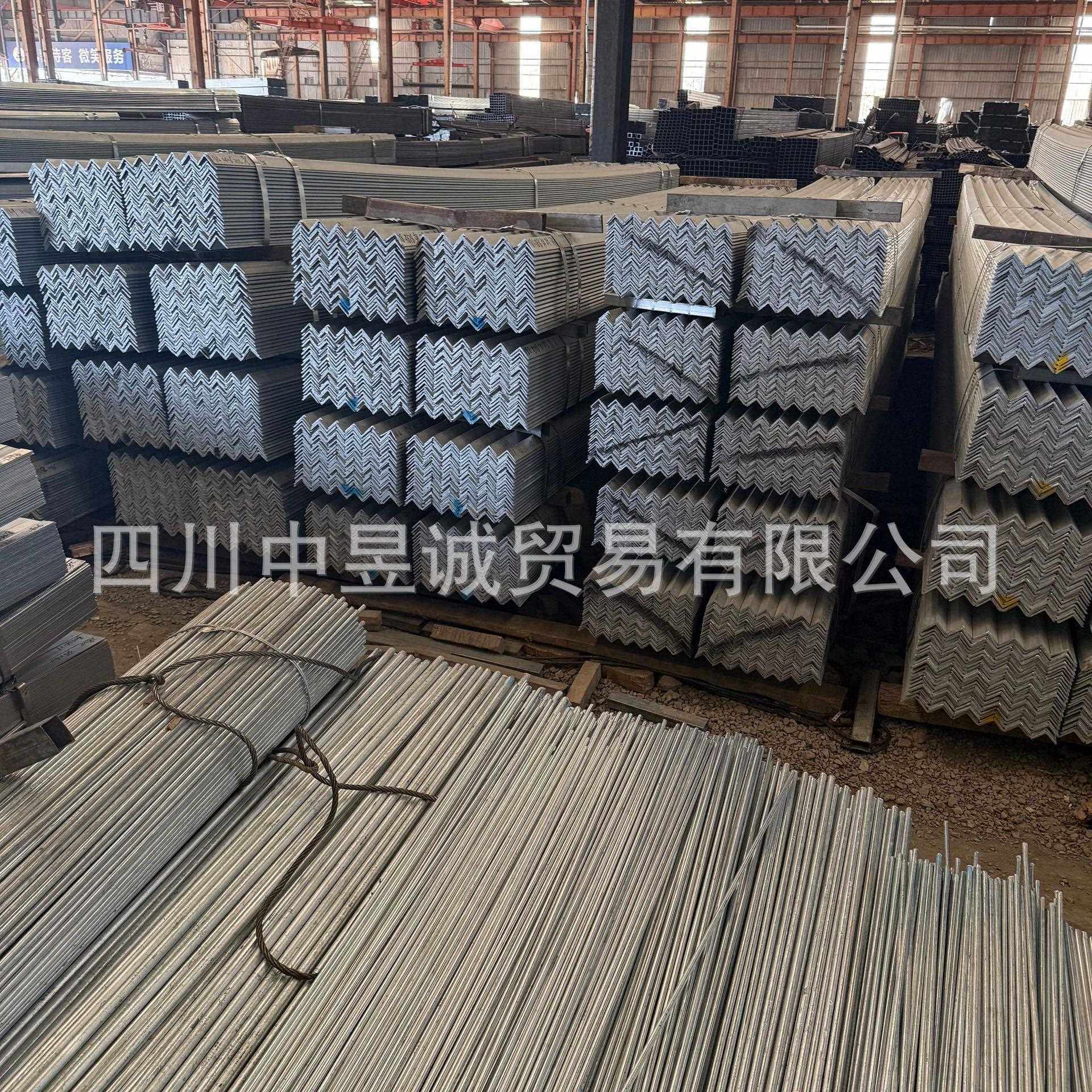 Q235B热镀锌角钢50*3镀锌万能支架建筑结构角钢材现货角铁直角