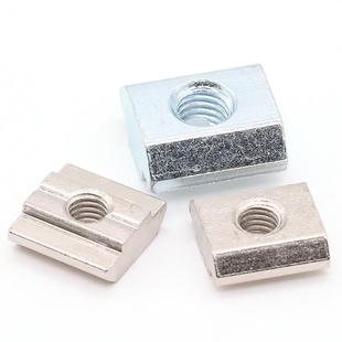 工业铝型材配件促销 欧国标T型滑块螺母20304045M4M5M6M8方块螺母