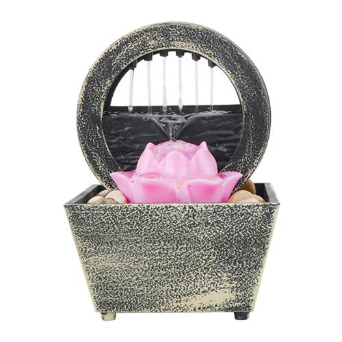 Desktop Water Fountain Ornament Indoor Decoration Portable T