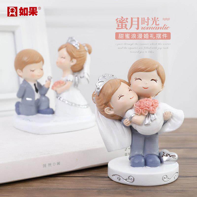 婚礼摆件新婚房间装饰品情侣闺蜜装饰摆件