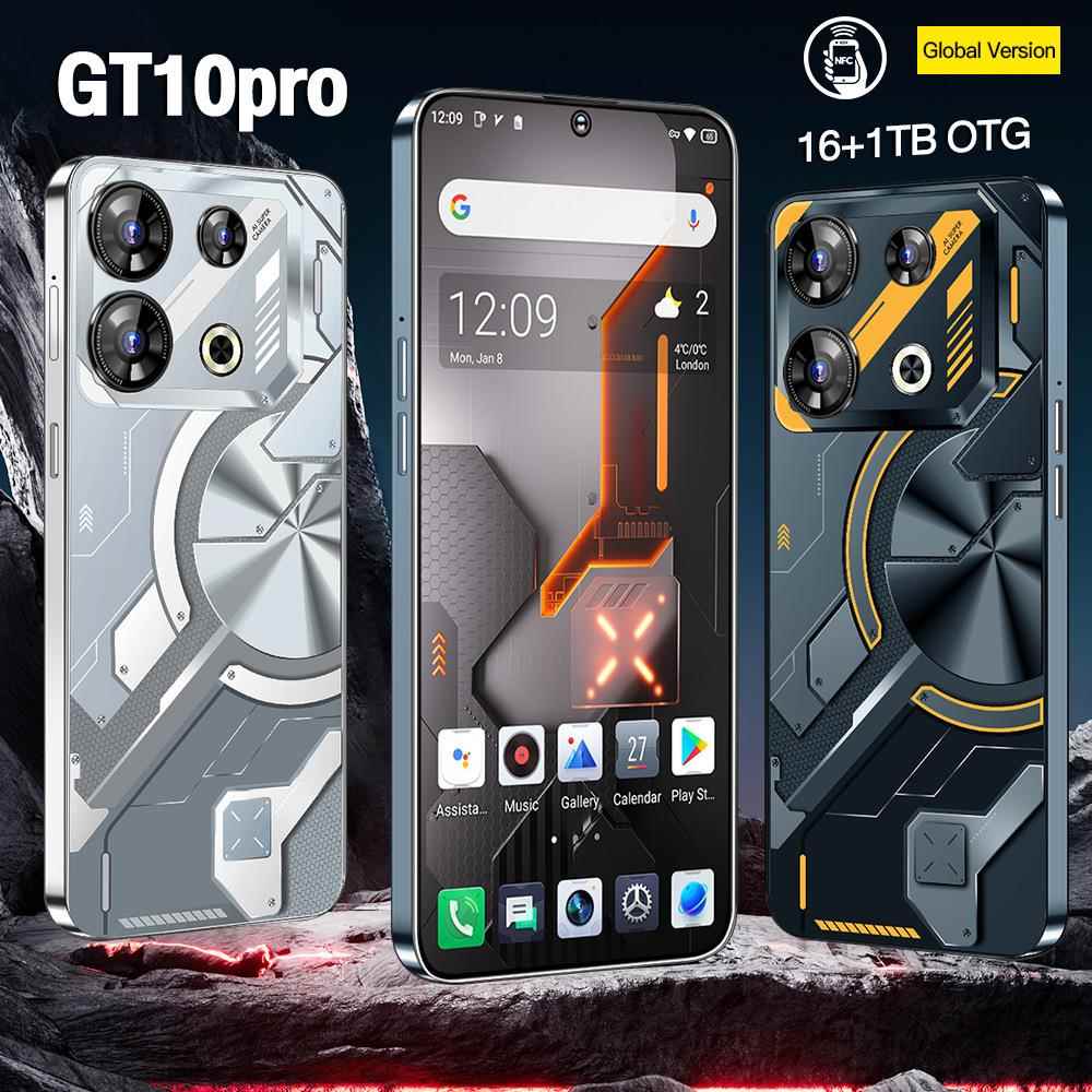 GT10Pro跨境6+128新爆款现货4G全网通6.8寸安卓智能手机外贸