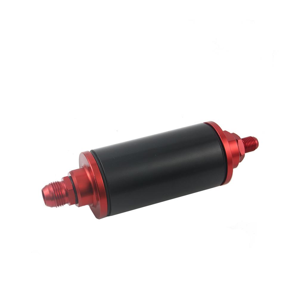 跨境汽车改装58MM过滤器燃油滤清器 AN6/AN8/AN10接口汽油滤清器