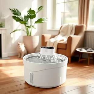 不锈钢宠物智能饮水机无线充电恒温感应出水猫咪自动饮水机不插电