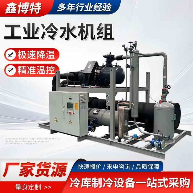 厂家直销商用加工水循环制冷螺杆冷水低温冷冻制冷机工业冷水机组