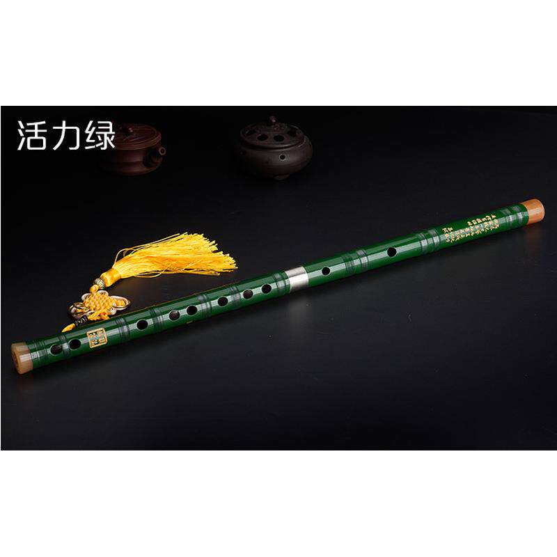 高档卡迈奇竹笛乐器初学成人学生演奏CD调专业苦竹横笛白铜EFG调