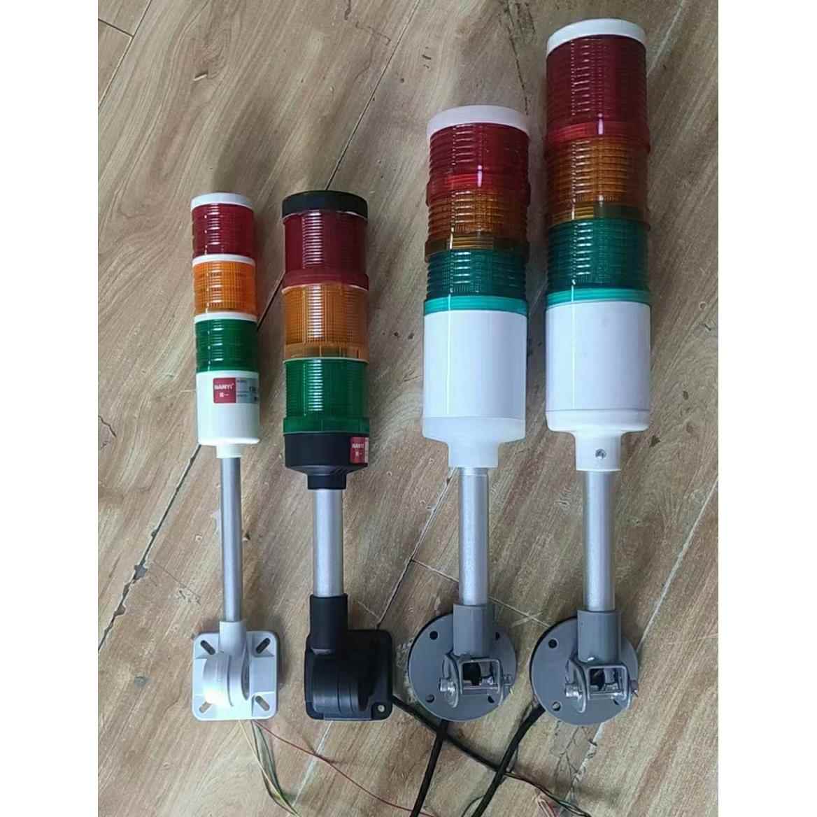 徐工中联三一吊车三色警示灯旋转防爆灯圆形三色灯工程车灯