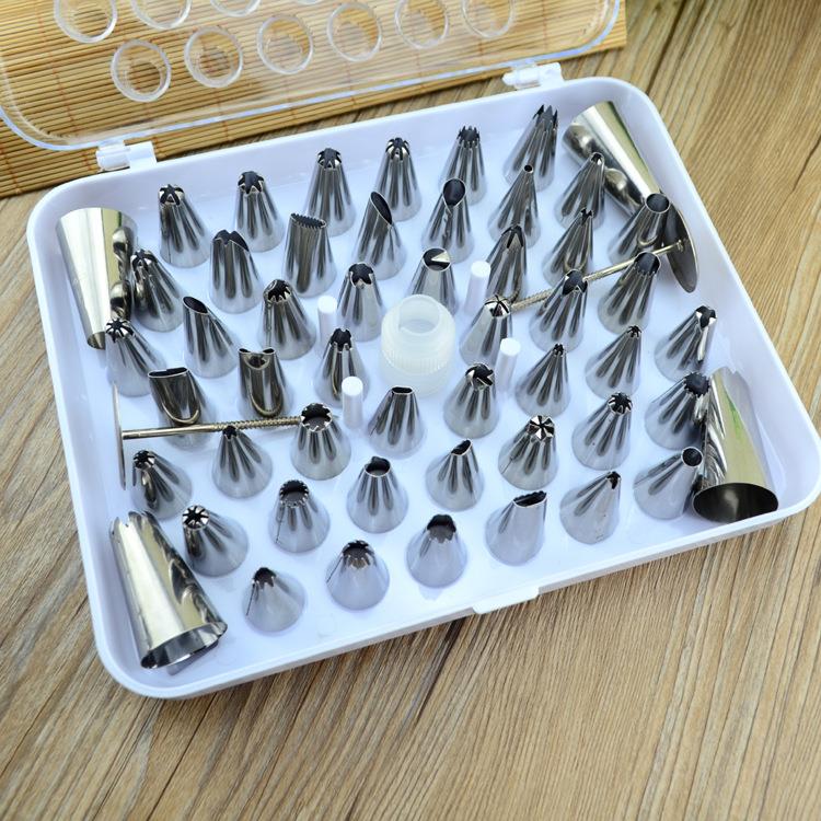 厂家裱花嘴套装26头/52头韩式裱花嘴不锈钢蛋糕奶油 烘焙用具
