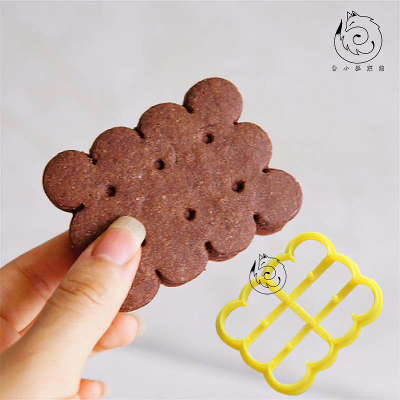 白小狐烘焙 印度尼西亚简约复古经典饼干模3件套生日古董饼干模具