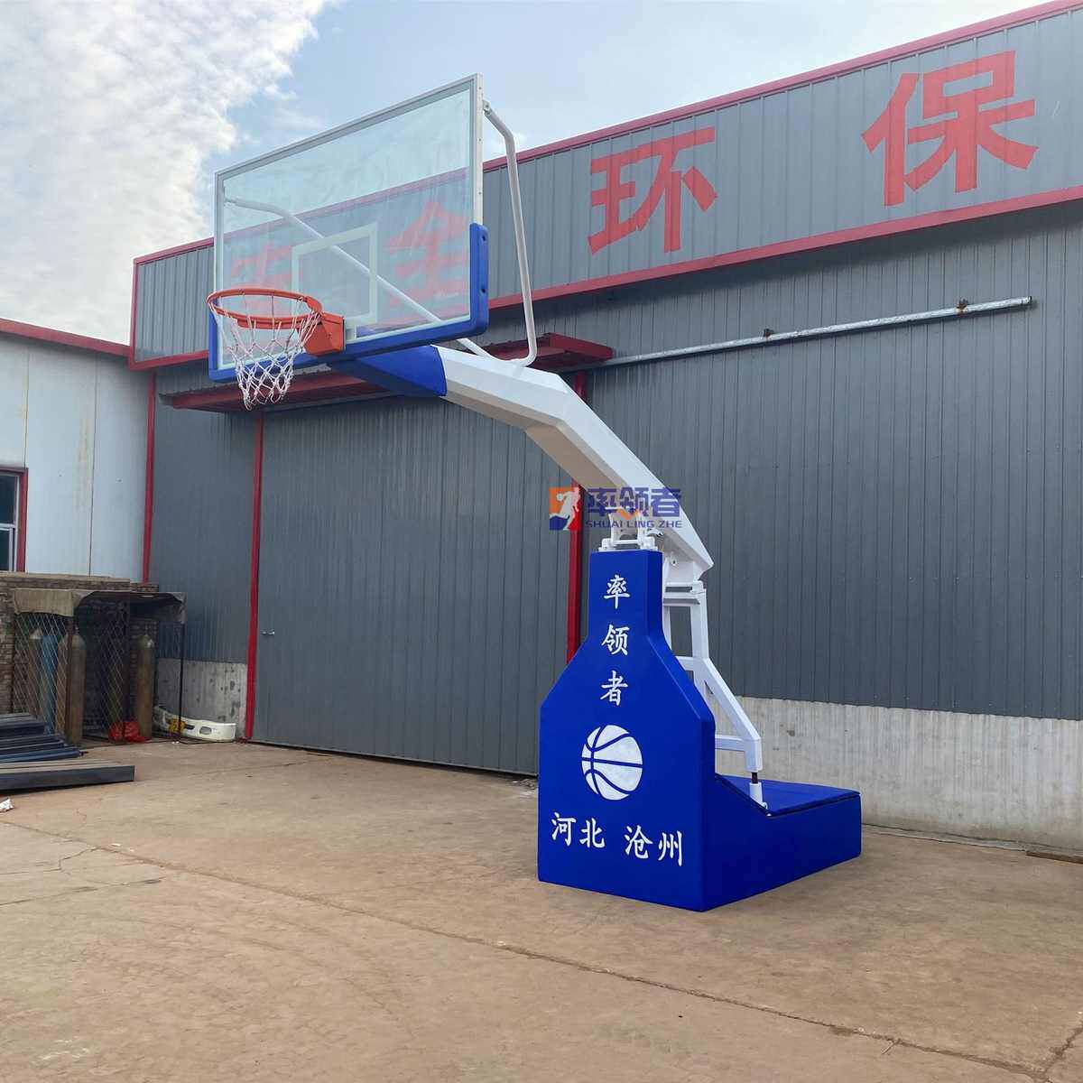 成人手动电动液压可篮球架篮球架篮球架户外 篮球架升降移动训练