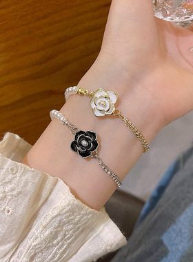 ins韩国复古珍珠手链高级手链