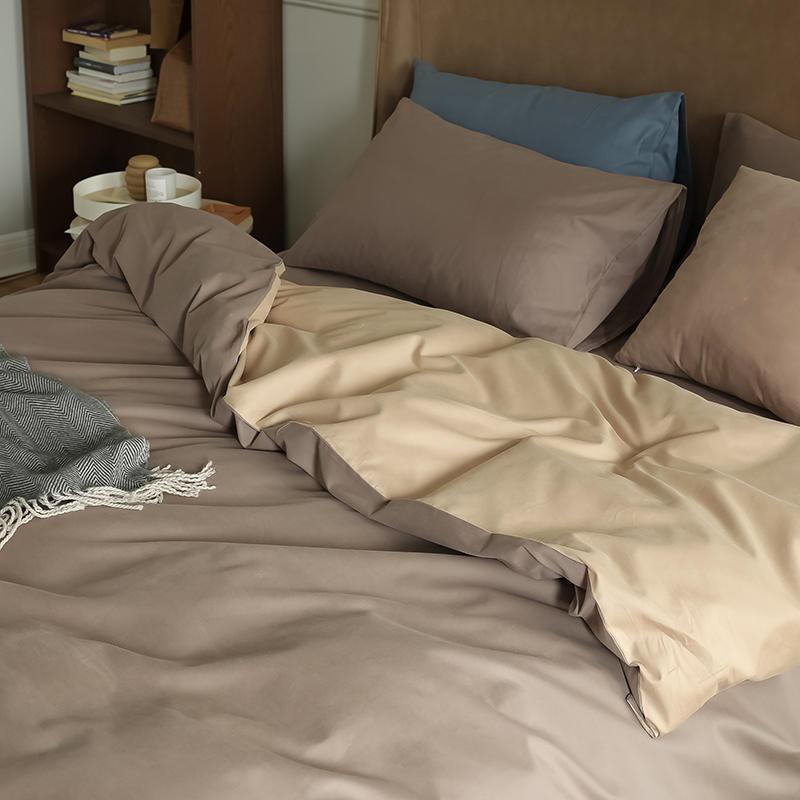 轻奢全棉180支磨毛0保暖单件被套罩简约A版纯棉单PZ2407双人1.床