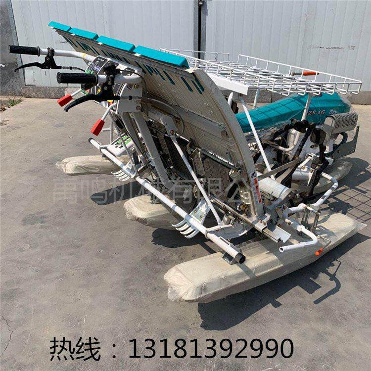 手扶插秧机厂家手推水稻4行种植机价格 汽油水稻插苗机水稻插苗机
