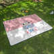 卡通粉色小兔野餐垫防潮垫野炊春游便携隔水防热草坪垫户外露营垫