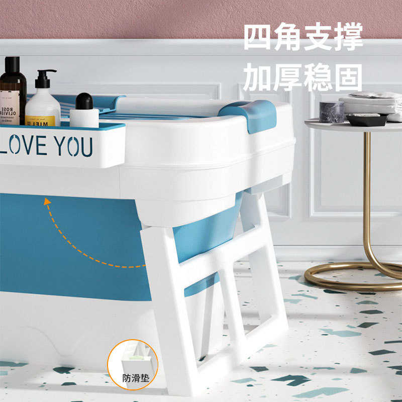 双人加厚成人桶家用简易桶洗澡浴浴盆泡澡桶浴缸全身大人折叠
