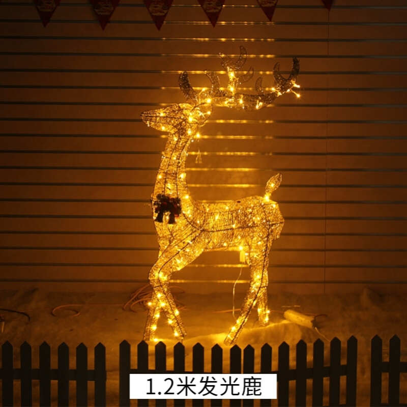 。圣诞马车摆件时尚造型现代橱D窗饰品商场道具好看的儿童