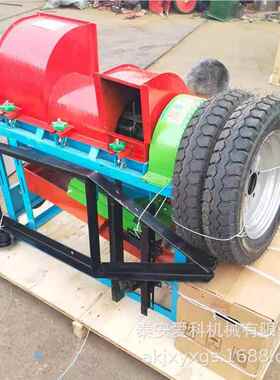 红豆绿脱粒机机移动式柴油款豆玉米粱剥皮脱5TD-700粒一体机谷子