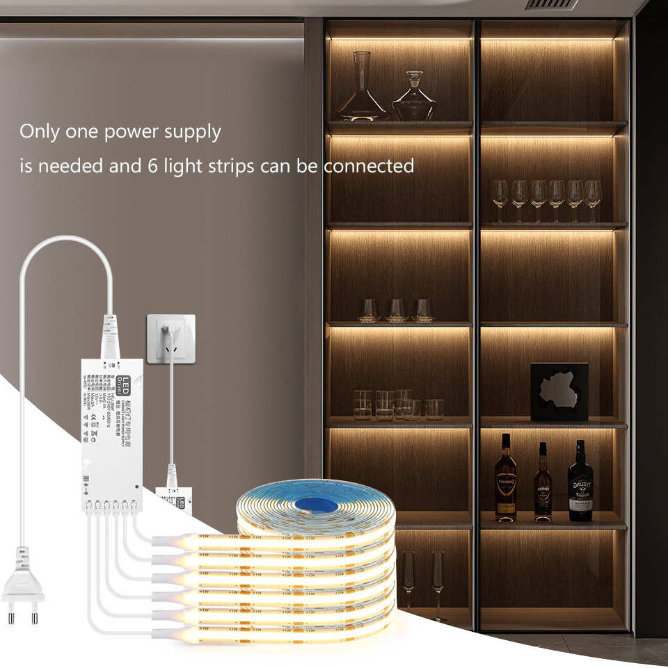 热销橱柜感应装饰灯带自粘衣柜酒柜展示柜灯条隔空感应灯灯带