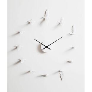 燕子钟表飞鸟时钟挂钟白色燕子挂钟创意时尚 客厅卧室墙壁挂钟家居