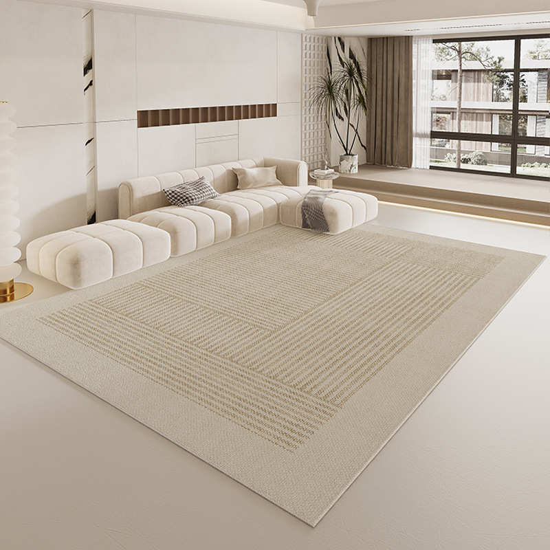 奶油风北欧风防滑耐磨圈绒地毯家用酒店办公室地毯全铺客厅地毯厂