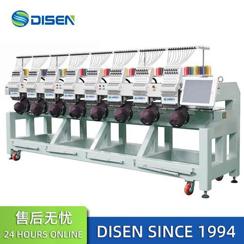 自动多头电脑绣花机帽绣刺绣机computerized embroidery machine