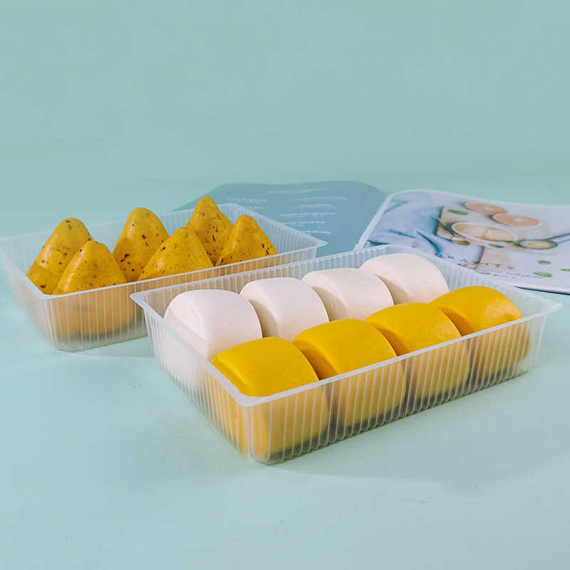 馒头包装盒一次性托盒包子花卷打包盒速冻锅贴塑料托盘方形糕点盒,餐饮具,一次性餐盒,淘宝优惠券,粉丝福利购,淘宝优惠卷