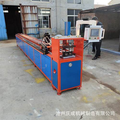 打孔切断设备全自动货架冲孔机圆管打孔机方管切断机