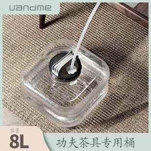 XEI3插管抽水功夫茶具茶桌茶几纯净矿泉水家用透明茶吧机矮小方形