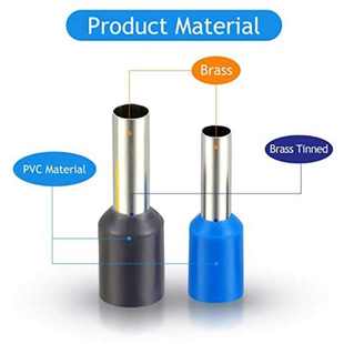 货源 冷压接头管型预绝缘接线端子搭配裸端子组合 440pcs盒装