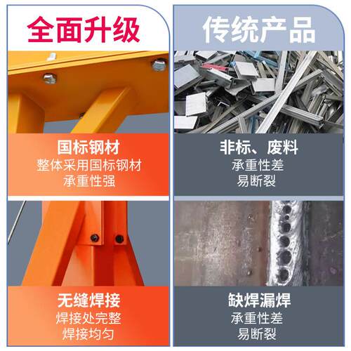 龙门吊移动小型龙门架起重吊架手推式无轨行吊1/2/3吨工地吊机架