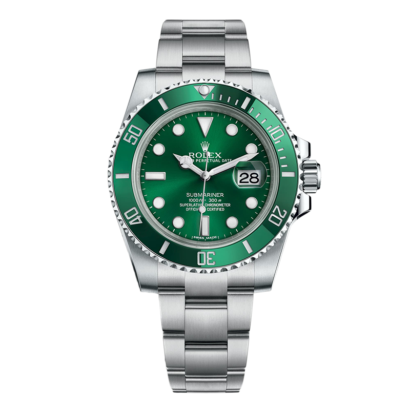 [9.8新]劳力士潜航者型自动机械手表男116610LV-97200绿水鬼