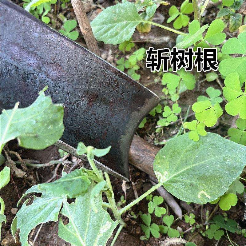 挖六顺挖树锹洛阳铲挖一桩洞铲圆形体锻打/铁锹土挖铲坑起苗撬棒
