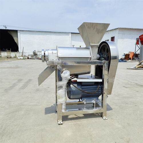 桔子果汁压榨机 不锈钢螺旋挤压榨汁设备 沃柑果冻橙工业榨汁机