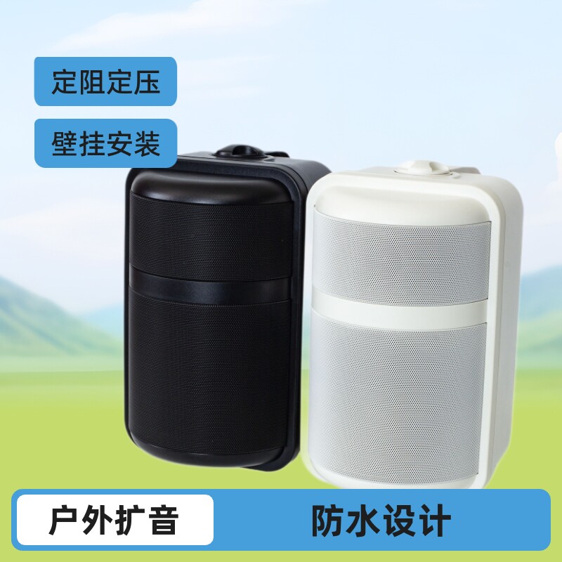 天籁6.5寸g65防水壁挂喇叭音箱定阻定压两用户外公共广播音响工程