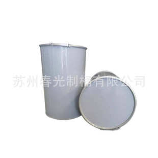 208L开口直板钢桶 无波纹乳胶桶 热熔胶铁桶 化工大铁敞口桶