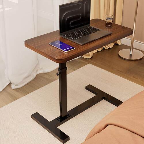 电脑桌可移动升降家用学习办公书桌工作台卧室床边桌沙发边几柜