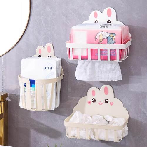 2025 New Cartoon Little White Rabbit Toilet Tissue Box, No-D