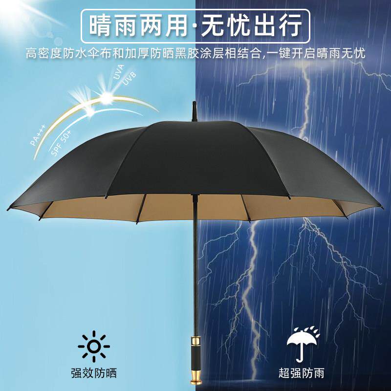 雨伞定制logo广告伞礼品伞长柄伞高档商务广告伞防晒遮阳免费印刷