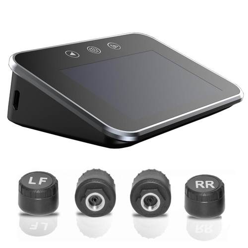 新款12961触摸太阳能压监测胎器胎TPMS压监测器全视角无胎线压检