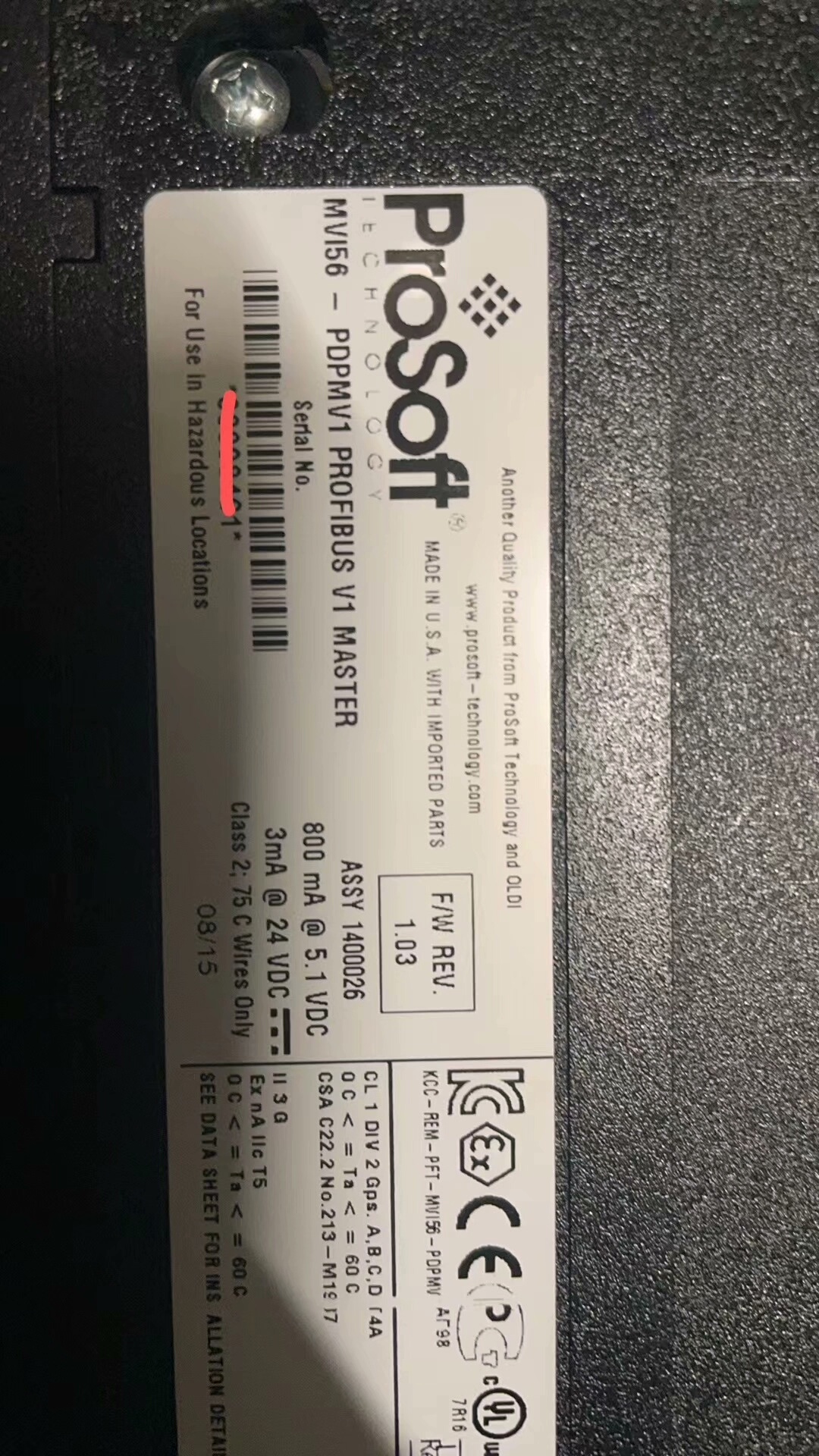 ProSoft MVI56-PDPMV1 工程余货 原装 成