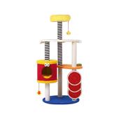 zeze合家欢乐猫爬架猫窝抓柱不占地跳台冬天保暖猫窝四季 通用猫咪