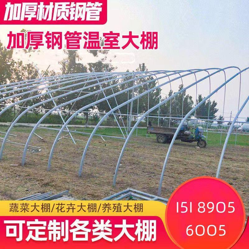 温室大棚骨架钢管养殖棚种植棚全套牛棚羊圈猪舍蔬菜棚椭圆管厂家