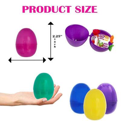 500pcs Easter eggs Fillable Easter decorations Hunting eggs