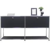 中古usm模块柜子组合不锈钢多功能简约ins风装 饰餐边柜收纳柜斗柜