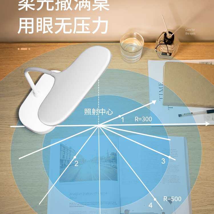 小台灯学习专用护眼大学生书桌宿舍儿童卧室床头写字充电款式台风