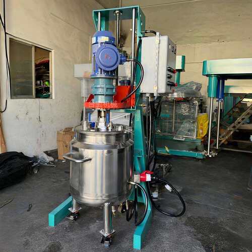 复合材料混合搅拌机100L真空刮壁分散机色浆双层搅拌叶搅拌机