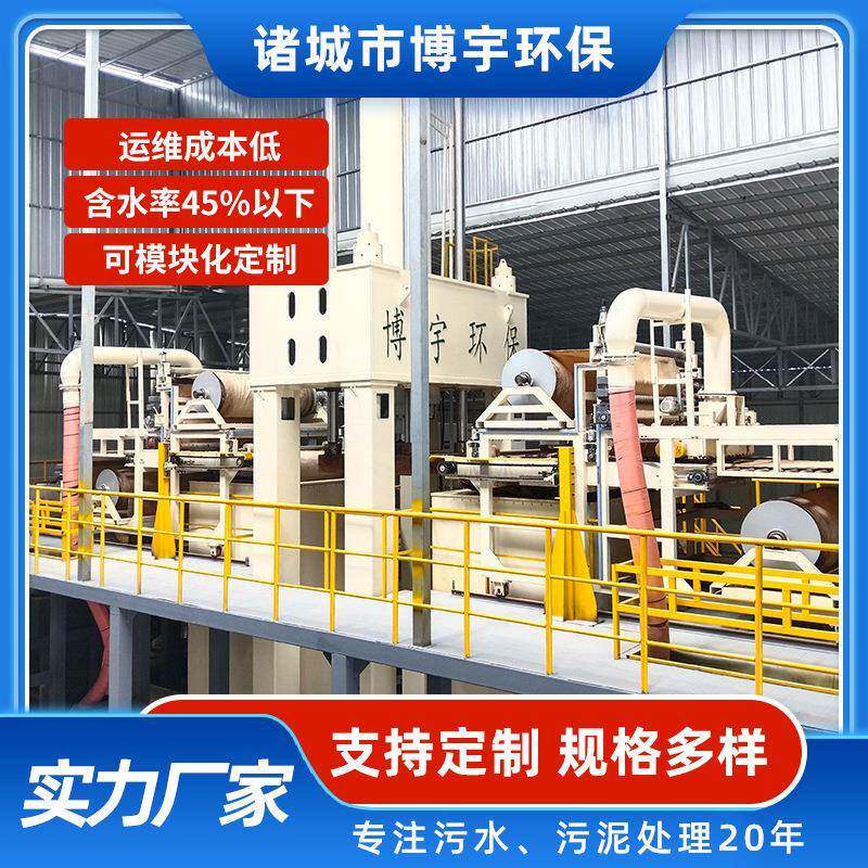 博宇超高压固液分离设备 市政污泥脱水超高干带式污泥压滤机